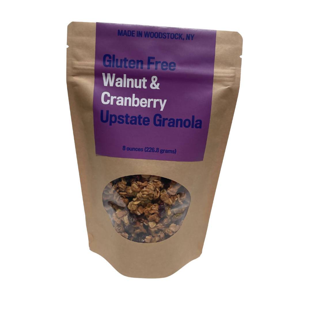 Upstate Granola Cranberry Walnut Granola Bag, Gluten Free - 8 bags x 8oz case