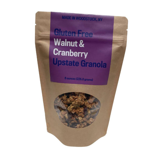 Upstate Granola Cranberry Walnut Granola Bag, Gluten Free - 8 bags x 8oz case