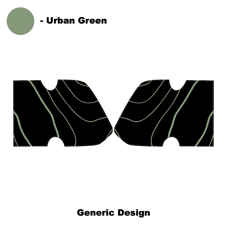 Interior Door Cup Protector Kit - 2021+ Bronco