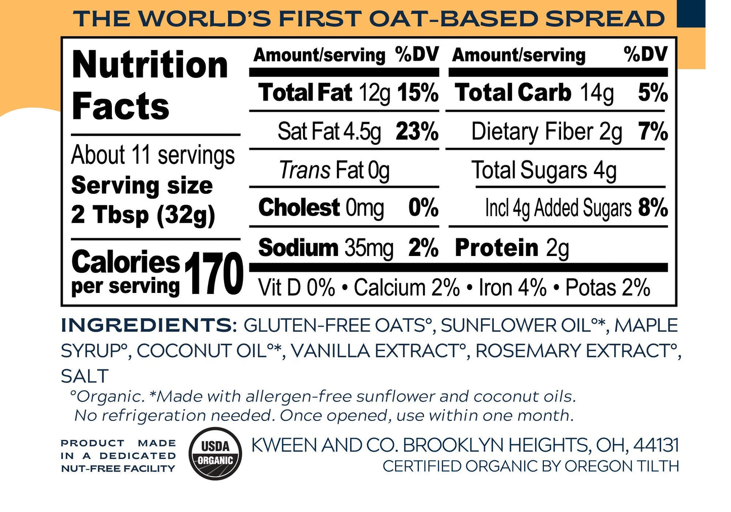 Vanilla Granola Butter by Oat Haus