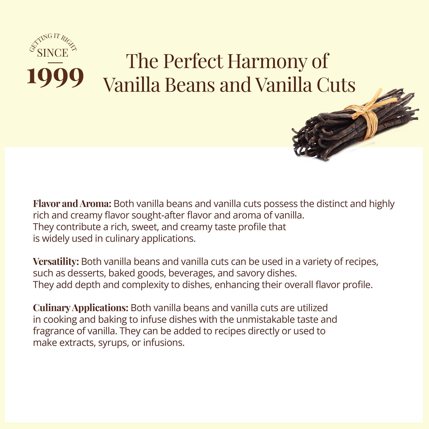 Vanilla Bean Cuts Grade B 1lb for Extract & Baking