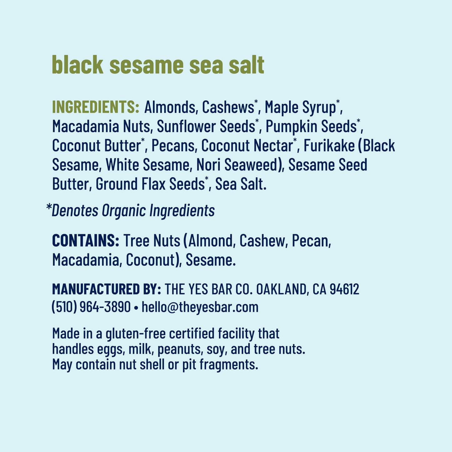 YES BAR® Variety Pack - 6 Bars