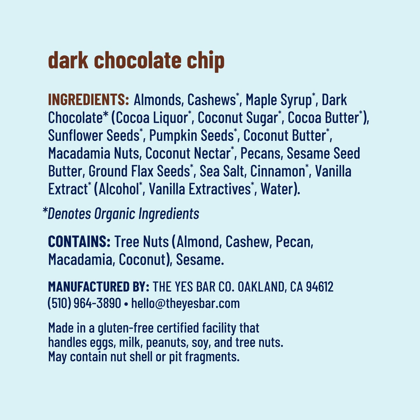 YES BAR® Variety Pack - 6 Bars