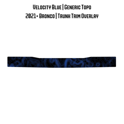 Topo Trunk Trim Overlay / Protector - 2021+ Bronco