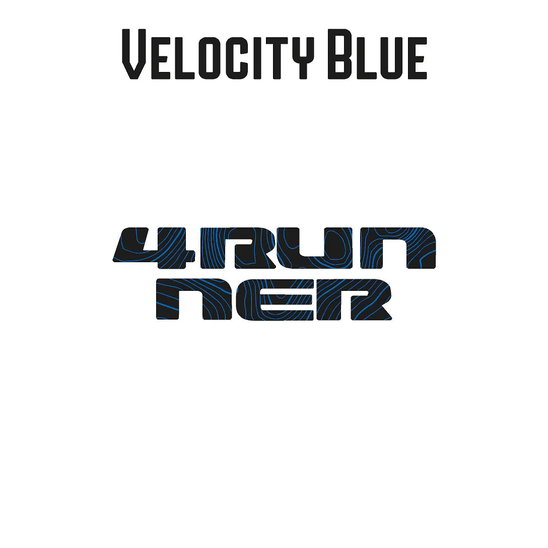 4RUNNER Topographic Rear Liftgate Emblem Overlays - 2025+ 4Runner