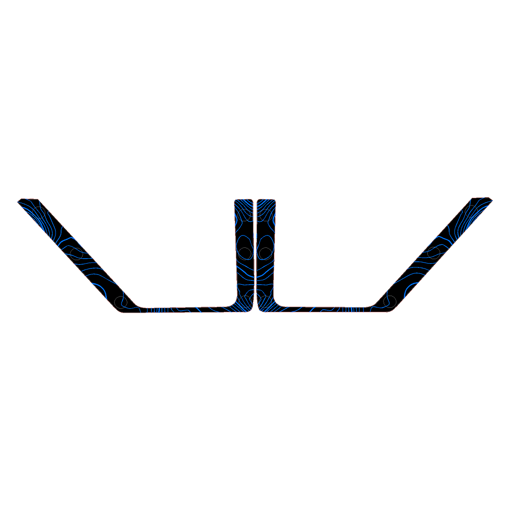 Topo Front Door Net Trim Overlay Kit (Printed Series) - 2021+ Bronco