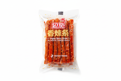 Viral TikTok Chinese Latiao Strips - Authentic Vegan Spicy Snack