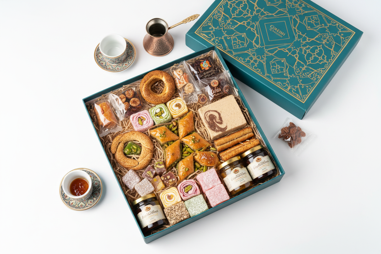 Viral Trending Premium Turkish Snack Discovery Box - 14 Authentic Treats & Delicacies