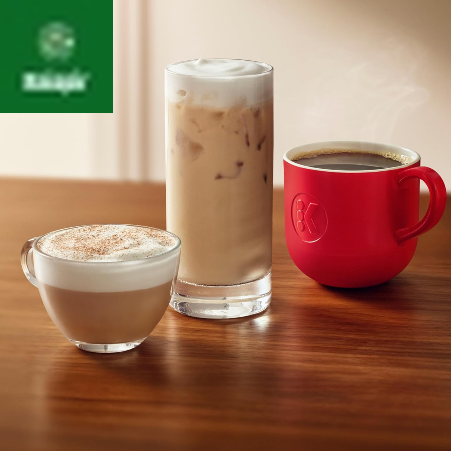 K-Cafe Single-Serve K-Cup Coffee Maker, Latte Maker and Cappuccino Maker, Comes with Dishwasher Safe Milk Frother, Coffee Shot Capability, Compatible with All  K-Cup Pods, Dark Charcoal