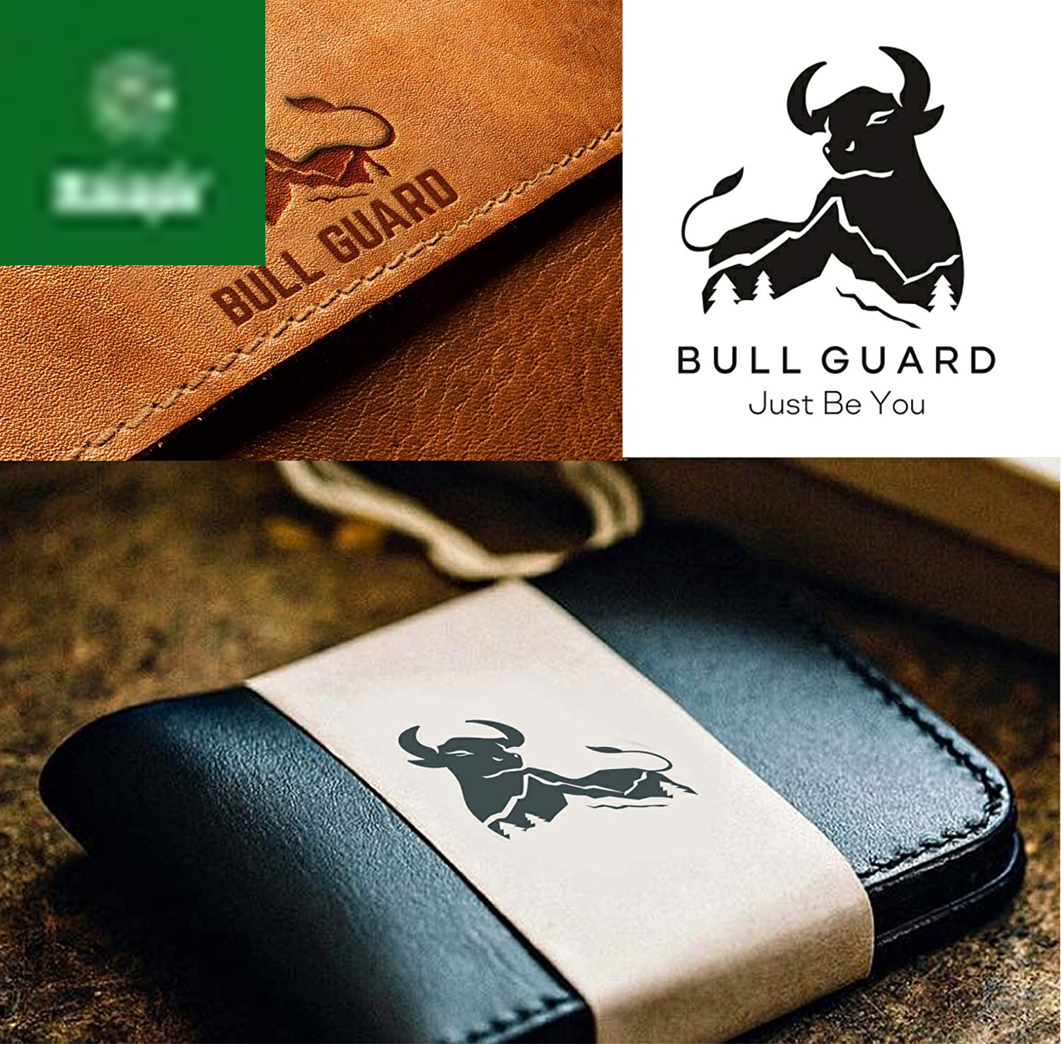 Genuine Nappa Leather Trifold Wallet for Men RFID and ID Window