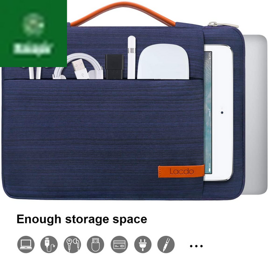 360° Protective Laptop Sleeve Case for 16 Inch New Macbook Pro M4/M3/M2/M1 Pro/Max A3403 A3186 A2991 A2780 A2485 A2141 2024-2019, 15 Inch Surface Laptop 7Th Copilot+Pc/6/5/4/3 Computer Bag, Blue
