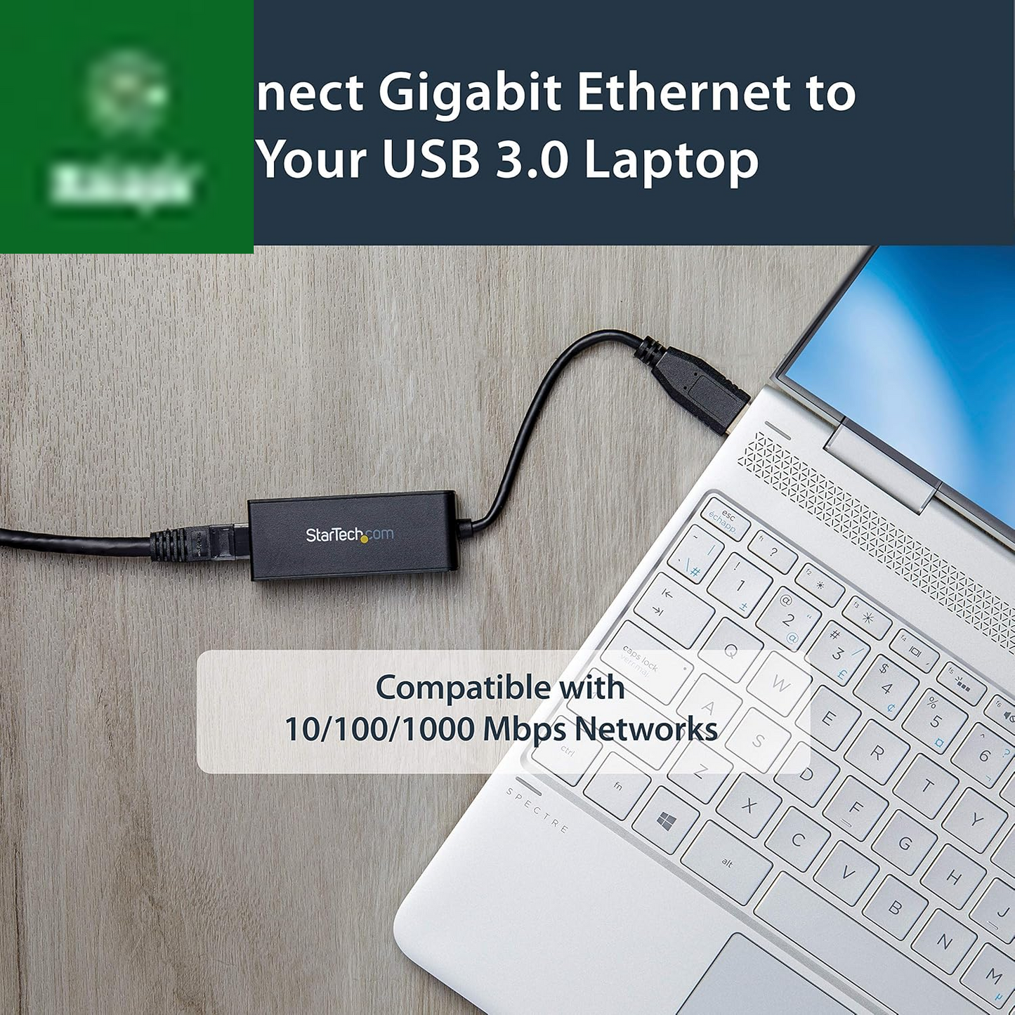 USB 3.0 to Gigabit Ethernet NIC Network Adapter - USB to RJ45 for 10/100/1000 Network