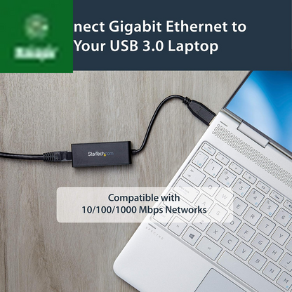 USB 3.0 to Gigabit Ethernet NIC Network Adapter - USB to RJ45 for 10/100/1000 Network