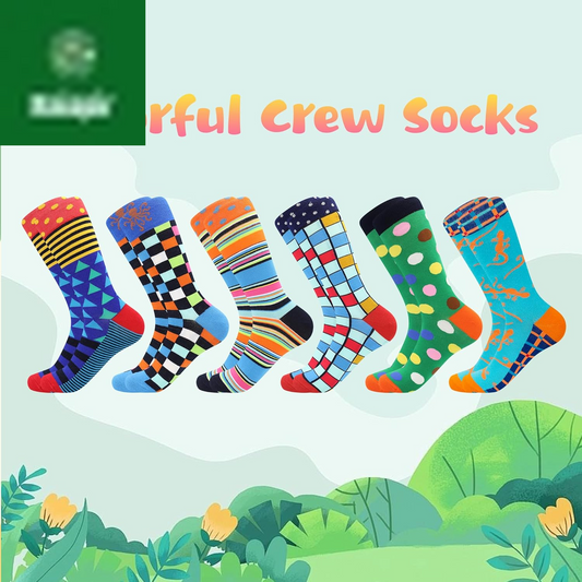 Mens Dress Socks, Cool Cute Food Graphic Animal Novelty Crazy Funny Crew Fun Socks for Men