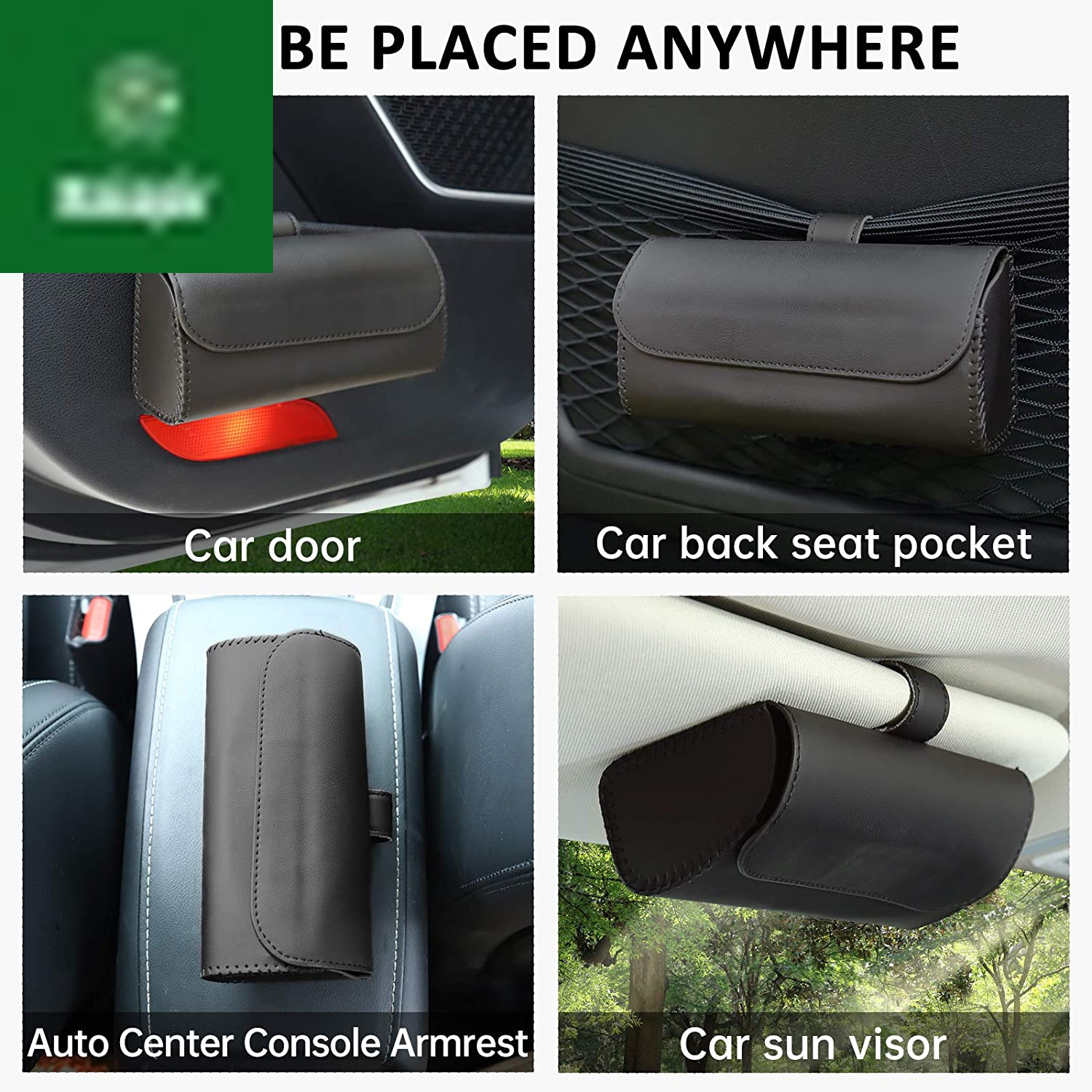 Sunglasses Holder for Car Sun Visor, Auto Eyeglasses Protective Storage Case, Vehicle Visor Accessories Organizer Box