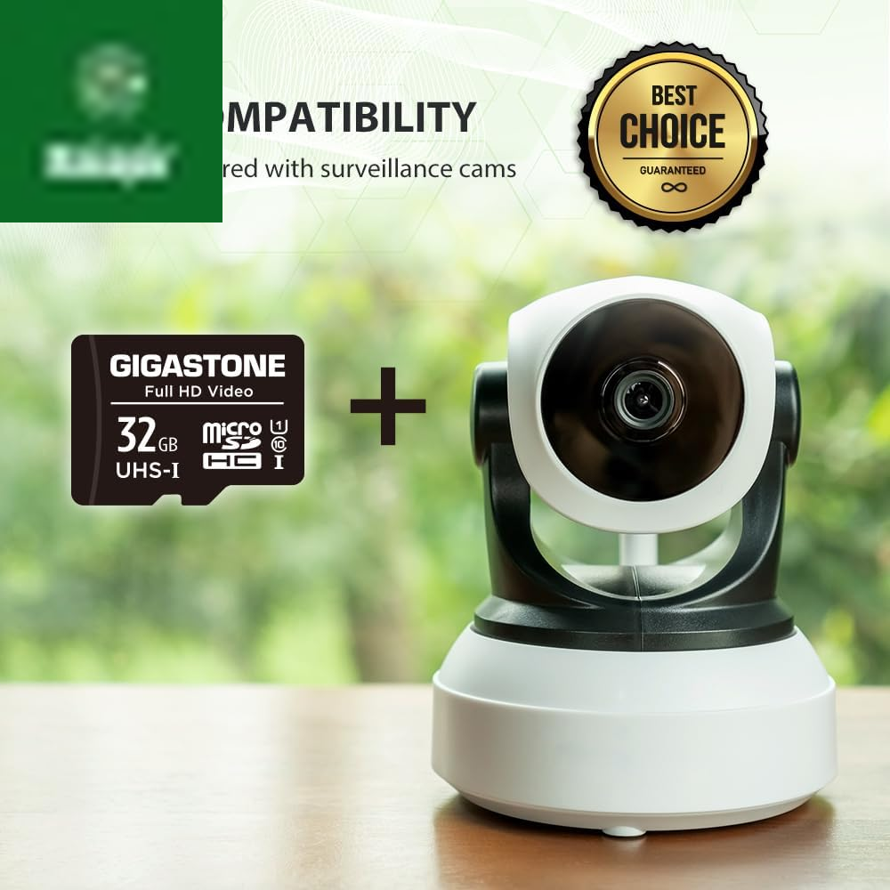 32GB Micro SD Card 5-Pack, Full HD Video, Surveillance Security Cam Action Camera Drone, 90Mb/S Micro SDHC UHS-I U1 C10 Class 10