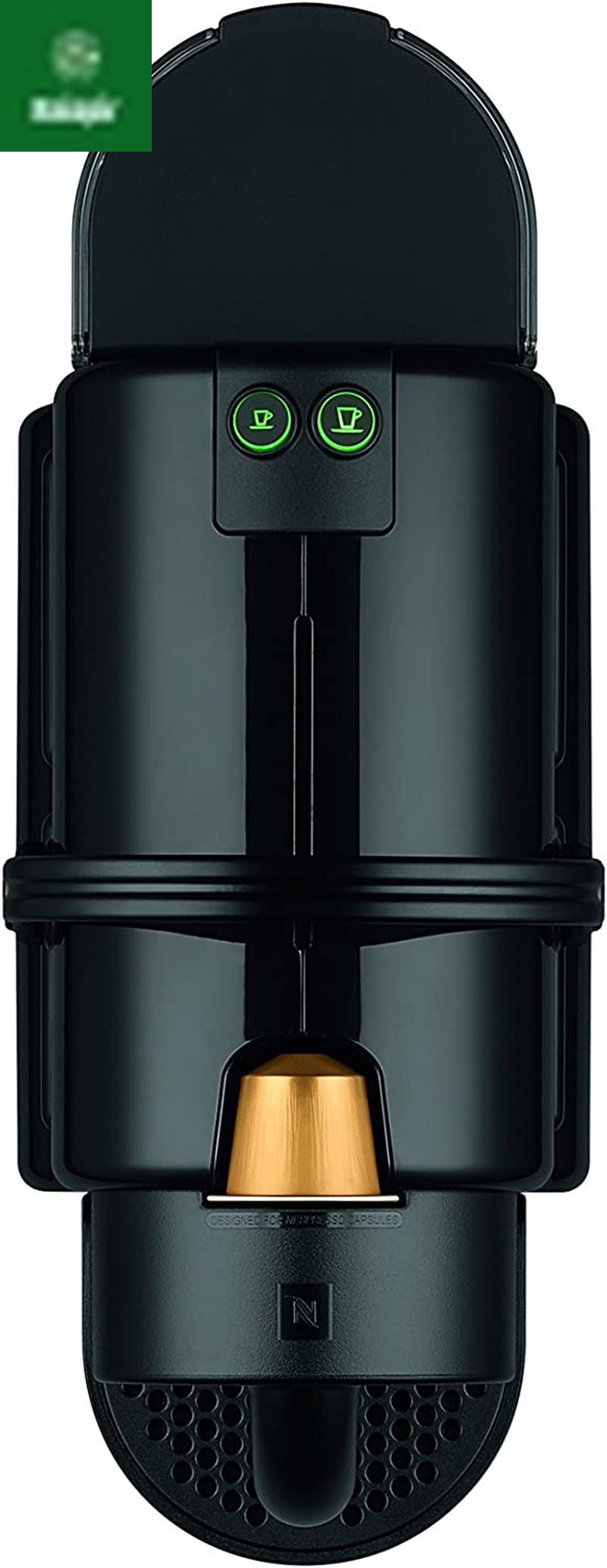 Inissia Espresso Machine by ,24 Oz, 1200 Watts, Black