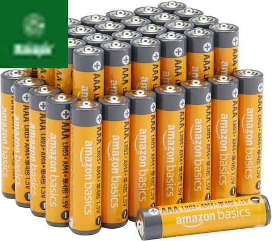 AAA Alkaline High-Performance Batteries, 1.5 Volt, 10-Year Shelf Life, 36 Count (Pack of 1)