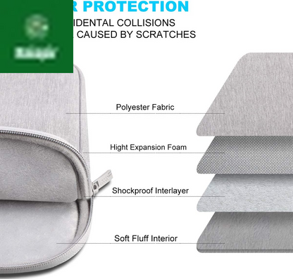 15-15.6 Inch Laptop Sleeve Case for Acer HP Lenovo Dell ASUS Laptop, Acer Aspire 15, HP Pavilion/Envy 15, Dell Inspiron/Latitude 15, Lenovo Ideapad 15, ASUS Zenbook 15 Computer Bag, Gray