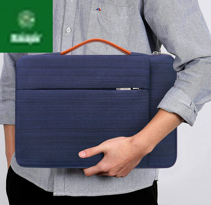 360° Protective Laptop Sleeve Case for 16 Inch New Macbook Pro M4/M3/M2/M1 Pro/Max A3403 A3186 A2991 A2780 A2485 A2141 2024-2019, 15 Inch Surface Laptop 7Th Copilot+Pc/6/5/4/3 Computer Bag, Blue