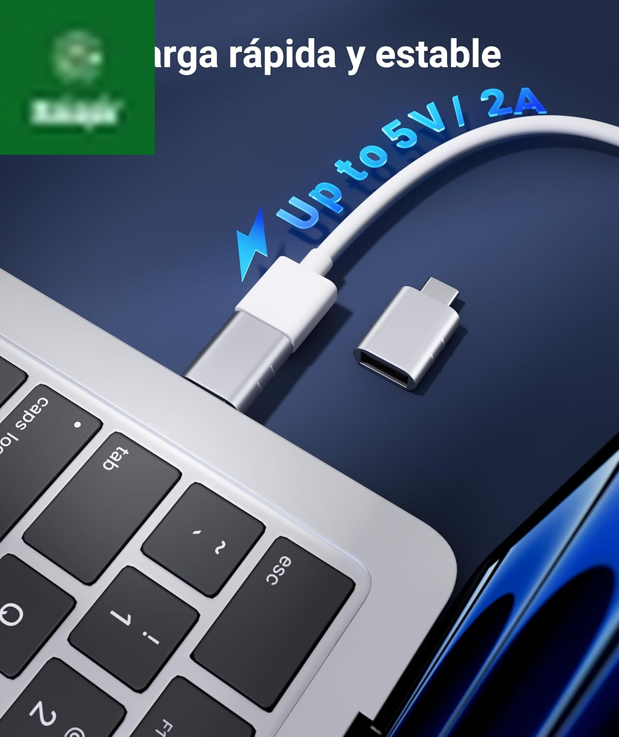 USB C to USB Adapter(2 Pack), USB-C Male to USB 3.0 Female Adapter Compatible with Iphone 17 Pro Max Macbook Pro Air 2024 Ipad Mini Pro Surface Pro and Other Type C or Thunderbolt 4/3 Devices
