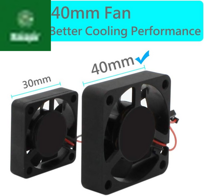 Case for Raspberry Pi 4, ABS Pi 4 Case with Cooling Fan, Pi 4 Heatsink, Simple Removable Top Cover for Pi 4 Model B/ 4B