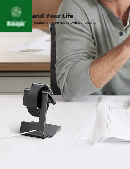 Watch Stand for Apple Watch Magnetic Fast Charger - Desk Charging Stand Holder Dock for Apple Iwatch Series SE3 SE2 Ultra 3, Series 11 10 9 8 7 6 5(49Mm 46Mm 45Mm 44Mm 42Mm 41Mm 40Mm 38Mm)