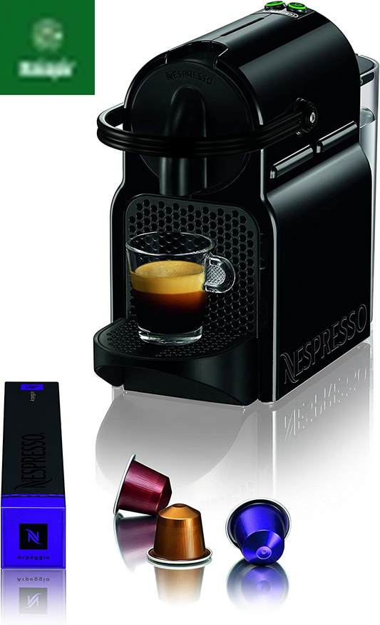 Inissia Espresso Machine by ,24 Oz, 1200 Watts, Black