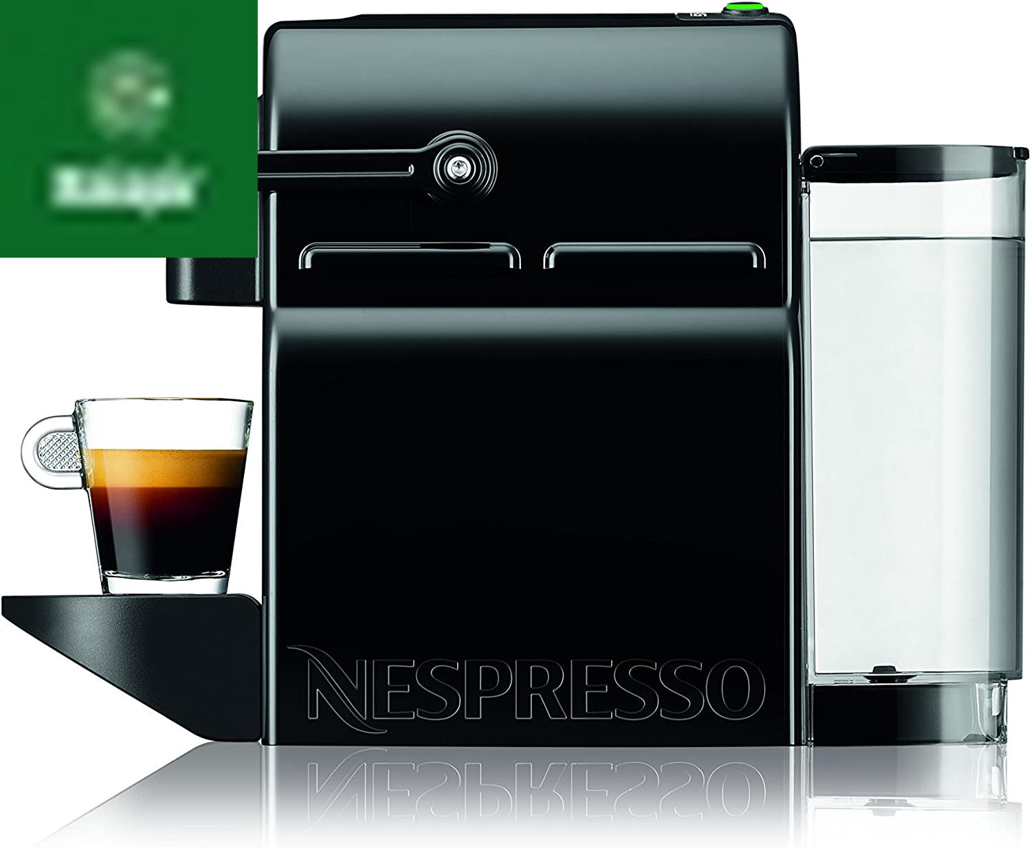 Inissia Espresso Machine by ,24 Oz, 1200 Watts, Black