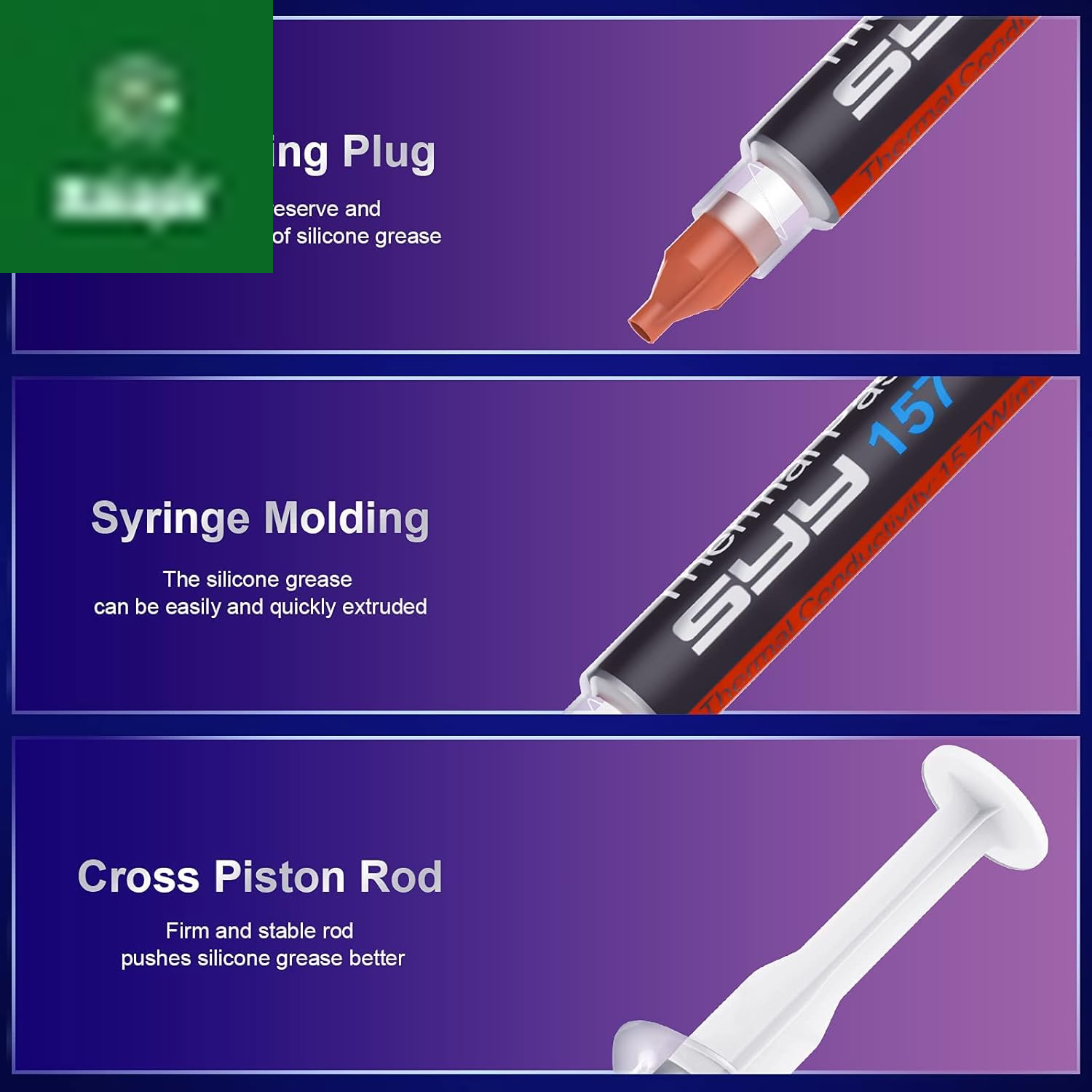 Thermal Paste,  2 Grams CPU Paste Thermal