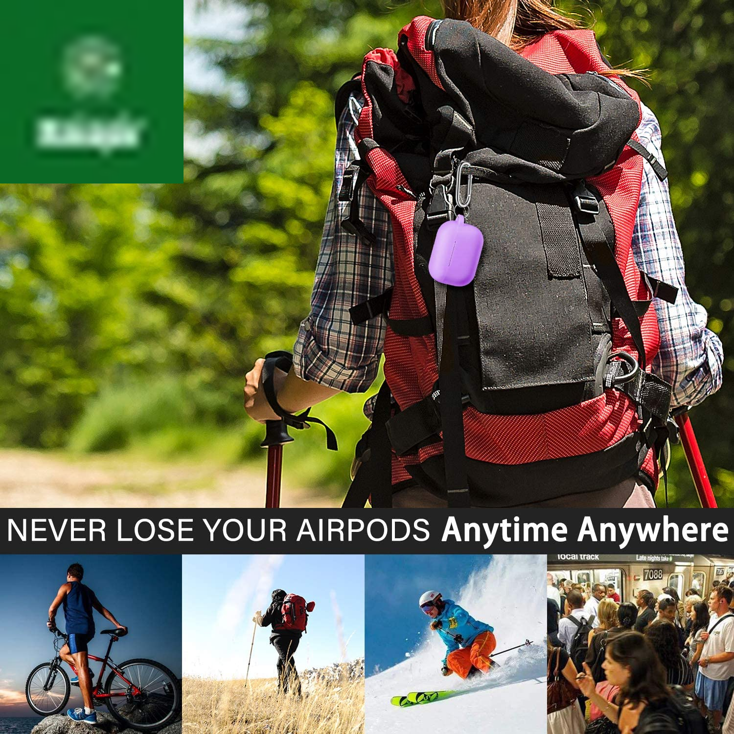 for Airpods Pro 2Nd/1St Generation Case with Cleaner Kit,Soft Silicone Protective Case Cover for Apple Airpod Pro 2/1 for Women Men,Airpods Pro Case Accessories with Keychain,Lavender