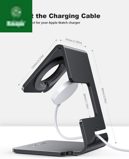 Watch Stand for Apple Watch Magnetic Fast Charger - Desk Charging Stand Holder Dock for Apple Iwatch Series SE3 SE2 Ultra 3, Series 11 10 9 8 7 6 5(49Mm 46Mm 45Mm 44Mm 42Mm 41Mm 40Mm 38Mm)