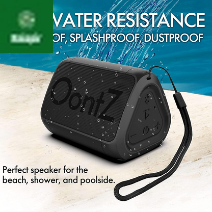 Oontz Angle Solo Portable Bluetooth Speaker 5.0-5W Sound, 10-Hr Battery, 100Ft Wireless Range, IPX5 Water-Resistant, Budget-Friendly Small Speaker for Travel, Party, Outdoor or Home (Black)