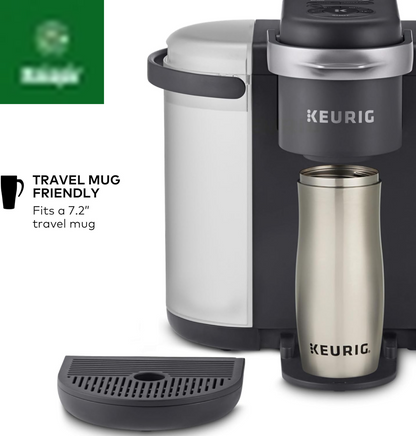 K-Cafe Single-Serve K-Cup Coffee Maker, Latte Maker and Cappuccino Maker, Comes with Dishwasher Safe Milk Frother, Coffee Shot Capability, Compatible with All  K-Cup Pods, Dark Charcoal