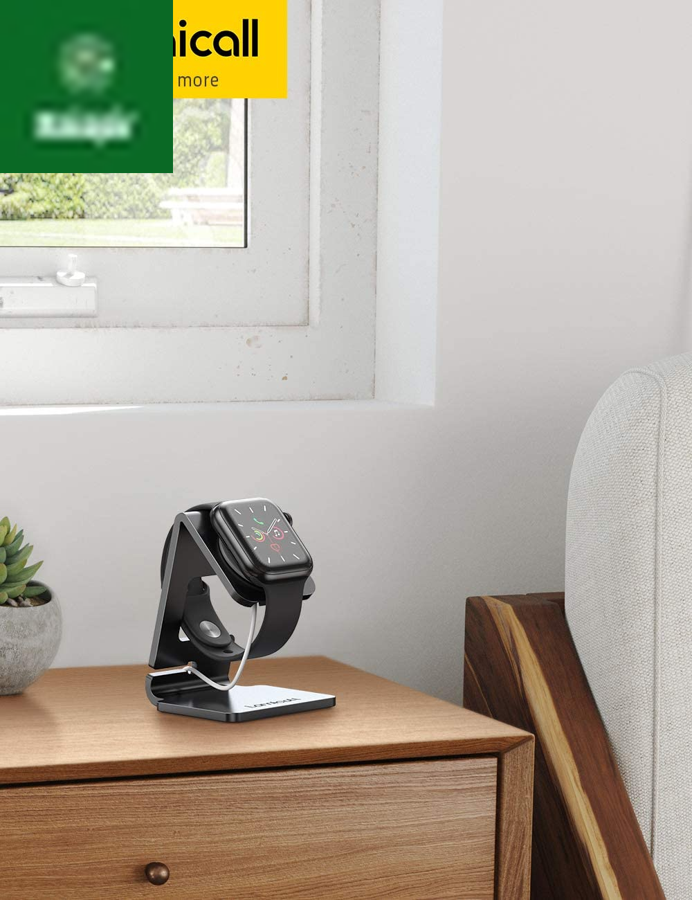 Watch Stand for Apple Watch Magnetic Fast Charger - Desk Charging Stand Holder Dock for Apple Iwatch Series SE3 SE2 Ultra 3, Series 11 10 9 8 7 6 5(49Mm 46Mm 45Mm 44Mm 42Mm 41Mm 40Mm 38Mm)