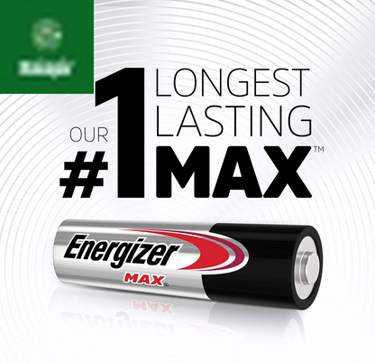 AA and AAA Batteries, 48 Count, Combo Pack Contains 24 Max Double a and 24 Max Triple a Batteries