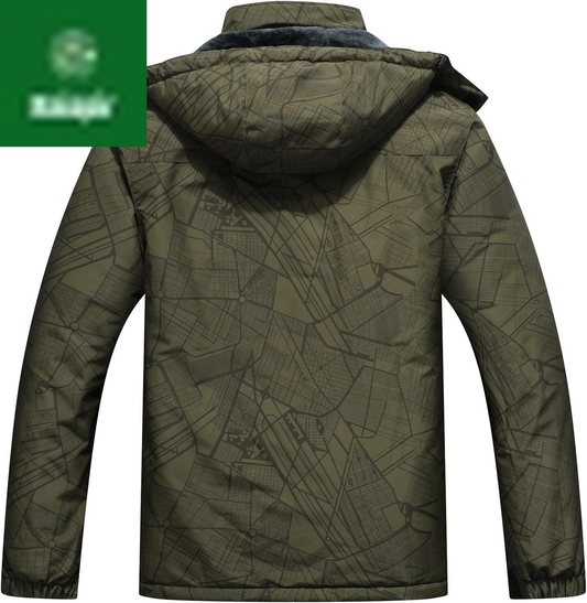 Men'S Waterproof Ski Jacket Snowboarding Windbreaker Warm Winter Hooded Mountain Snow Coat
