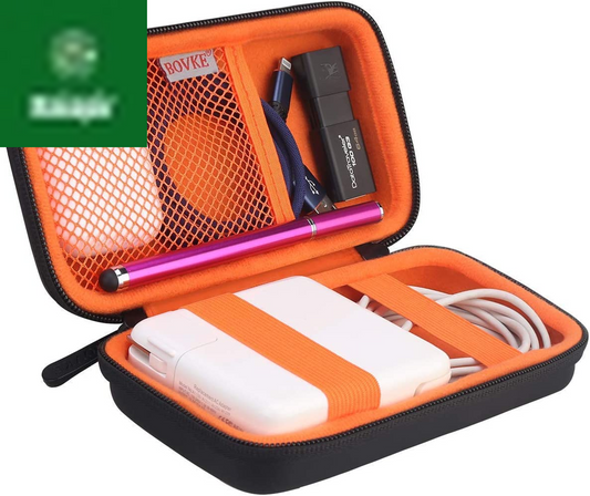 Travel Cable Organizer Hard Protective Case