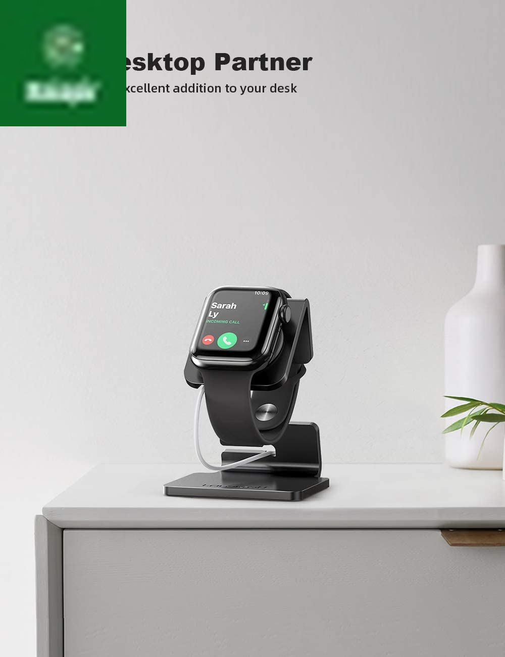 Watch Stand for Apple Watch Magnetic Fast Charger - Desk Charging Stand Holder Dock for Apple Iwatch Series SE3 SE2 Ultra 3, Series 11 10 9 8 7 6 5(49Mm 46Mm 45Mm 44Mm 42Mm 41Mm 40Mm 38Mm)