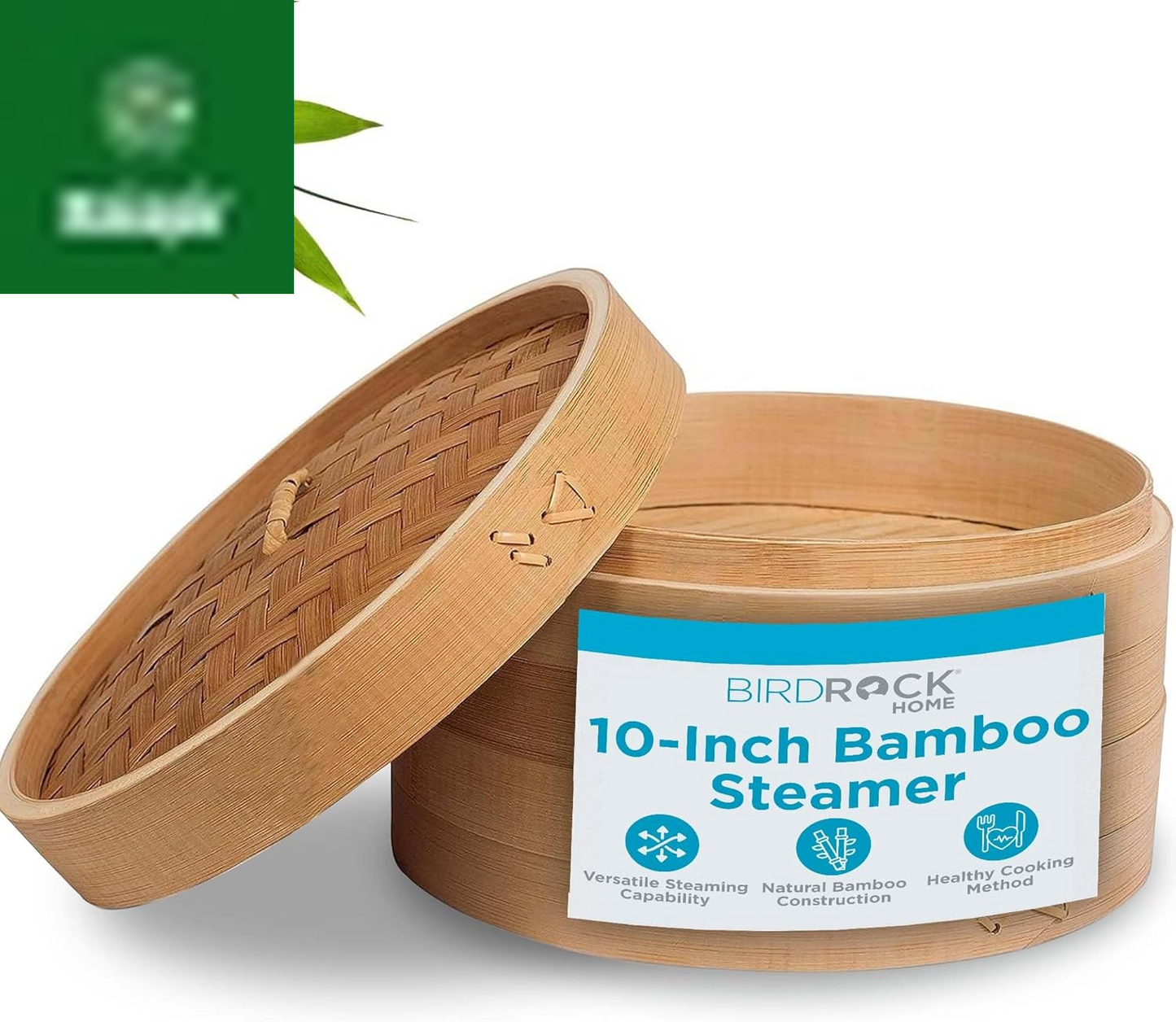 Bamboo Steamer (Classic Bamboo, 10" Diameter)