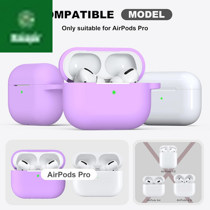 for Airpods Pro 2Nd/1St Generation Case with Cleaner Kit,Soft Silicone Protective Case Cover for Apple Airpod Pro 2/1 for Women Men,Airpods Pro Case Accessories with Keychain,Lavender