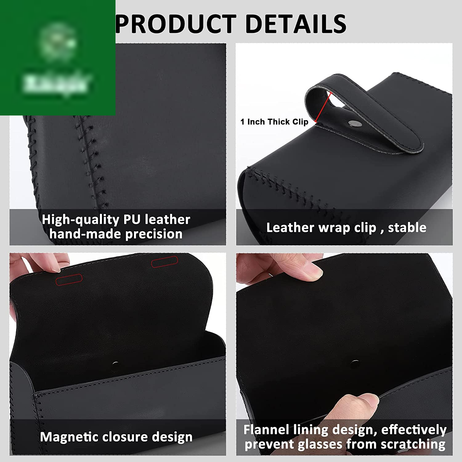 Sunglasses Holder for Car Sun Visor, Auto Eyeglasses Protective Storage Case, Vehicle Visor Accessories Organizer Box