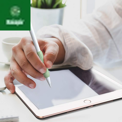3 Pack Silicone Grips Holders for Apple Pencil (USB-C) & Apple Pencil (1St / 2Nd Generation) Ergonomic Protective Skin Sleeve Compatible with Ipad Pen (White,Green,Pink)