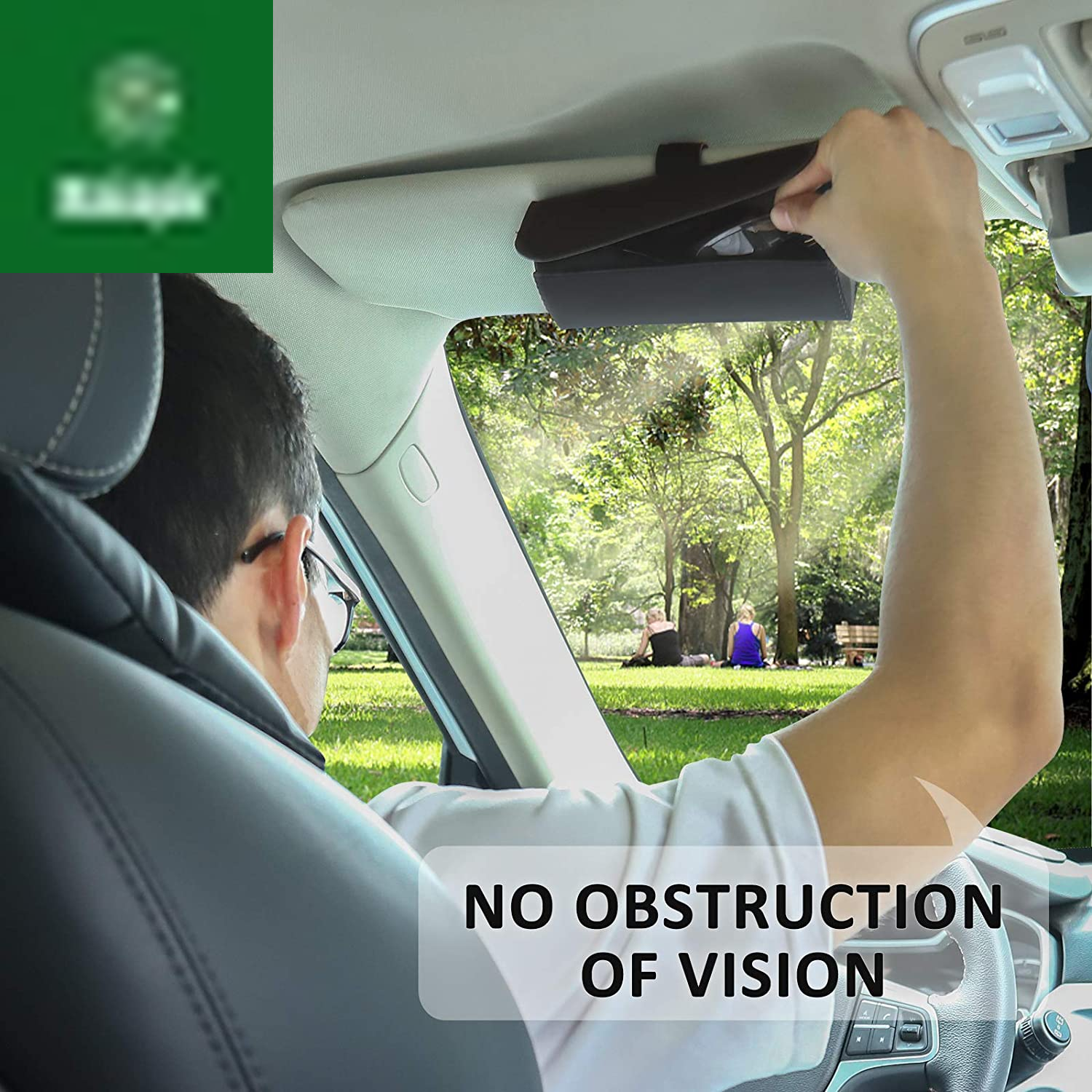 Sunglasses Holder for Car Sun Visor, Auto Eyeglasses Protective Storage Case, Vehicle Visor Accessories Organizer Box