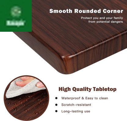 Sofa Side Table C Shaped Table, Vintage Couch Table Sofa Side Table for Coffee Snack Laptop, Living Room TV Tray End Table
