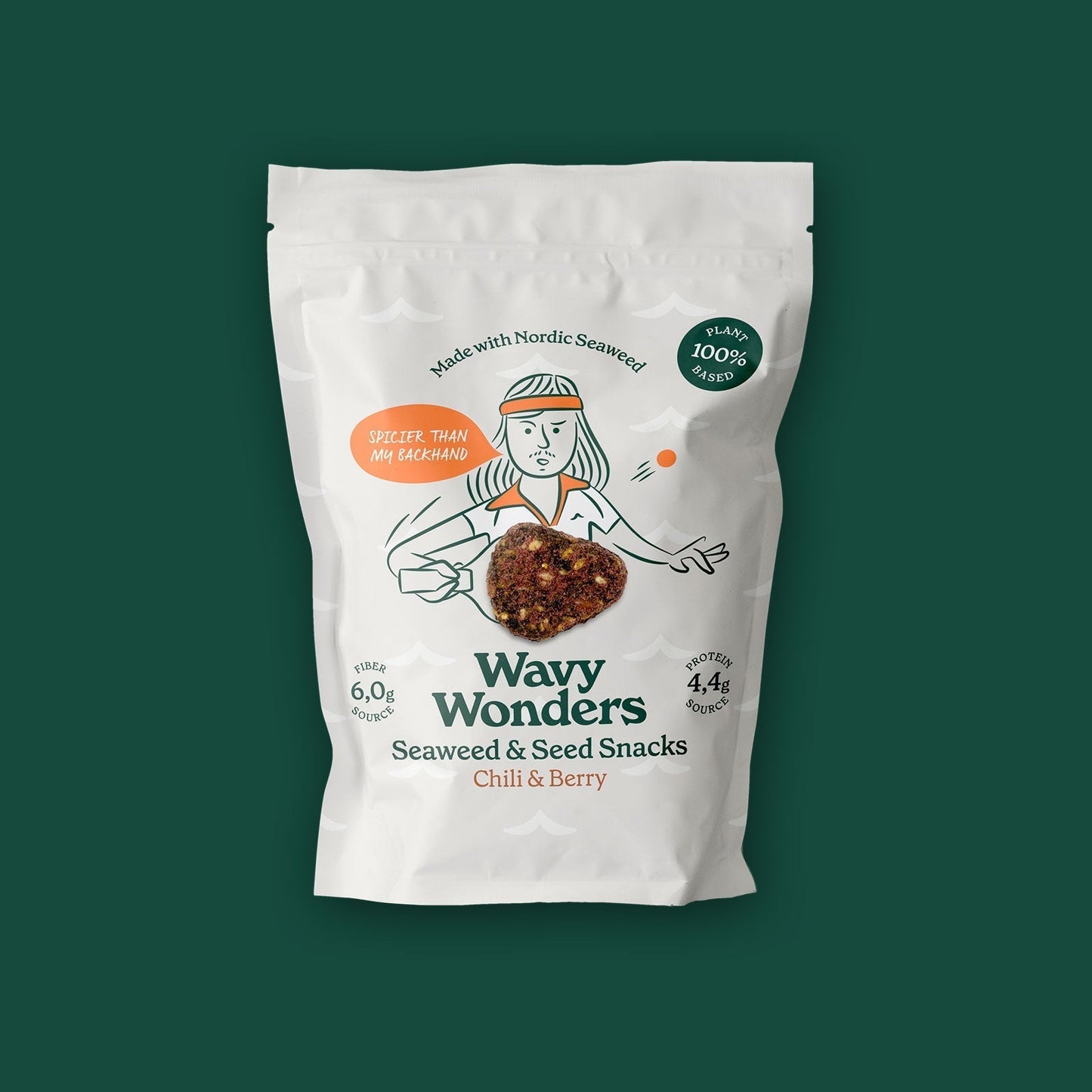 Wavy Wonders’ Chili & Berry bags - 6 bags x 1.05oz (30g) case