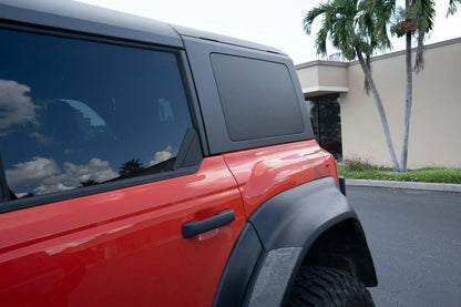 Stealth Clear Hardtop Side Window Overlays - 2021+ Bronco 4 Door