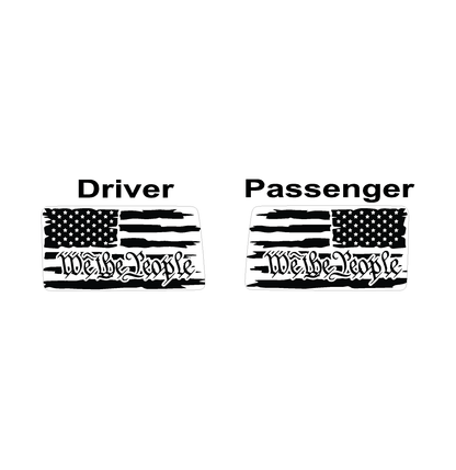 Stealth Clear Hardtop Side Window Overlays - 2021+ Bronco 4 Door