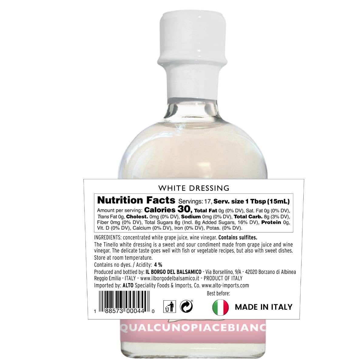 IL TINELLO, White Condiment, (8.45 fl oz) 250ml