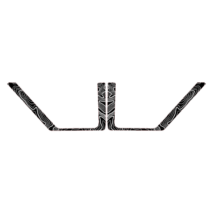 Topo Front Door Net Trim Overlay Kit (Printed Series) - 2021+ Bronco